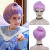 Parrucca Fata Madrina Fantasy REEWES per Donna, Accessorio Cosplay, Cappuccio Traspirante Senza Cuciture, Fibra Sintetica Ignifuga, Viola