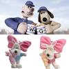 Cute Pink Bunny Bow Car Ornament Plush Hanging Pendant For Girls