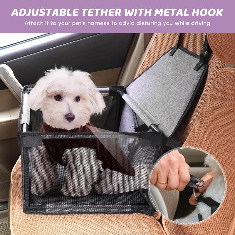 Waterproof Pet Dog Cat Transport Hammock Travel Car Seat Cover Carrier Bag for Small Medium Dogs Sturdy Dirt-resistant