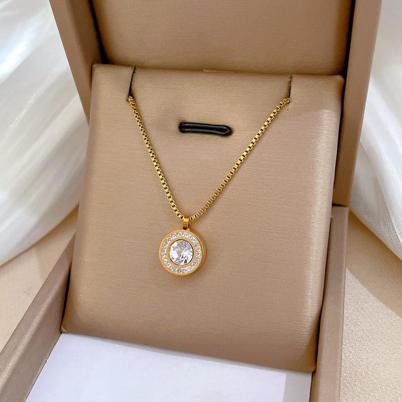 Real Gold Electroplating In The Furnace, Good Color Retention, Cold Necklace, Female Collarbone Chain With Jewelry