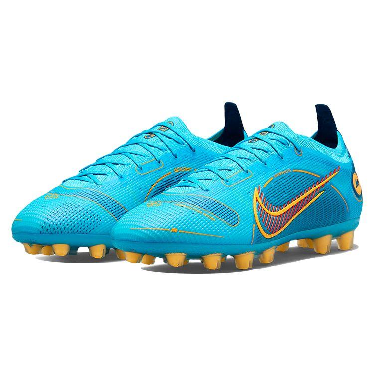 Nike Mercurial Vapor 14 Elite HG Soccer Shoes Men sneaker Light-Blue DJ2836-484
