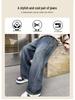 Jeans droits amples pour garçons - Collection Printemps/Automne 2026: Pantalons décontractés pour enfants - Tailles M et L