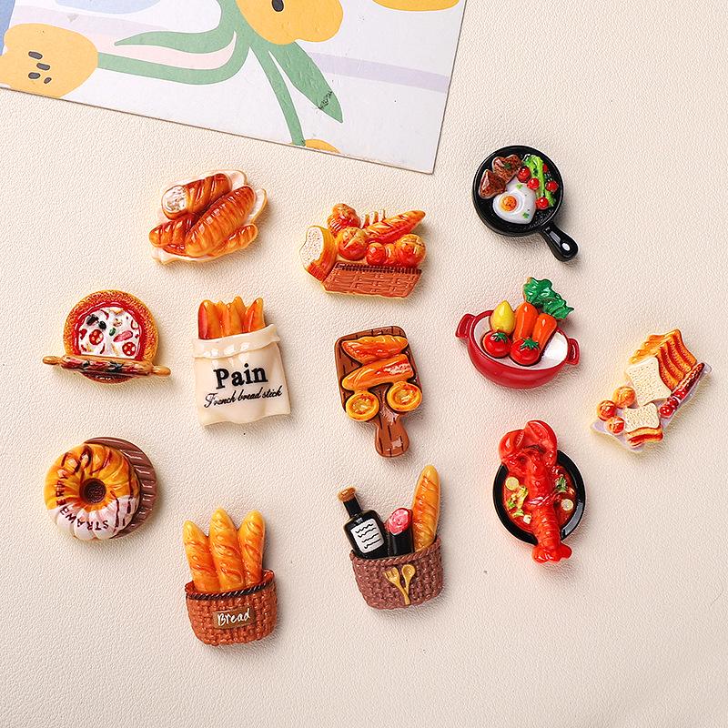 Cartoon DIY Resin Ornaments: Food Toys, Cream Glue, Hair Clips, Phone Cases, Shoe Buckles - 12 Styles