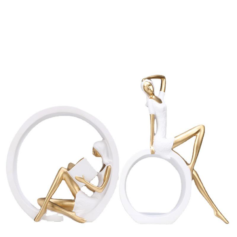 Nordic Modern Wine Cabinet Decor: European Style Living Room Ornaments & Wedding Gift