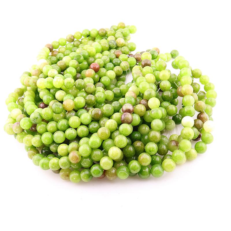 Natural Stone Crystal Beads: Round Beads for Jewelry - Colored Necklaces, Bracelets, Pendants DIY Accessories