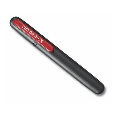 Afilador de cuchillos doble portátil de cerámica, solución portátil para afilar hojas rectas, forma de bolígrafo, forma de V [] 4.3323
