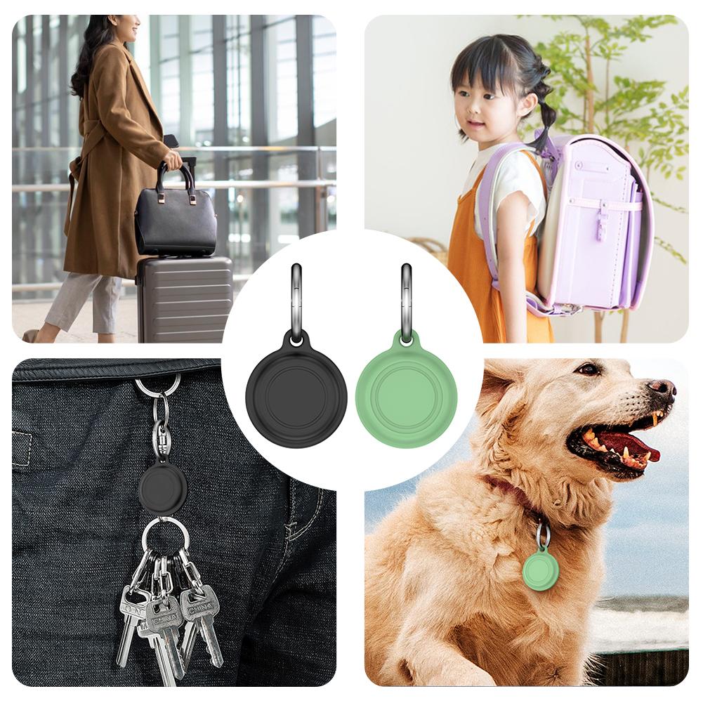 Hülle für Motorola Moto Tag Smart Tracker Weiche Silikon-Schutzhülle Wasserdichte Schutzhülle für Hundehalsband Gepäck Schlüssel