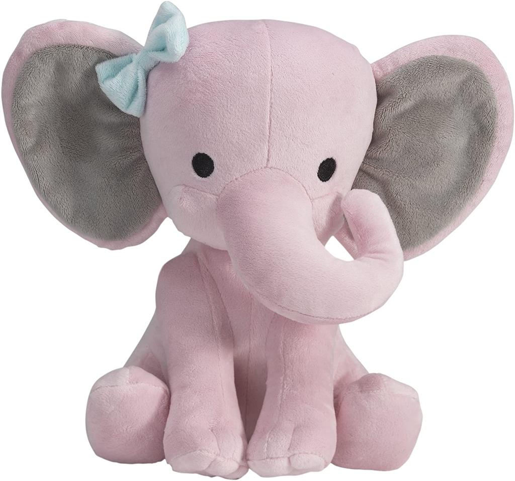 Nouveauté Haute Qualité 25CM Gris Rose Éléphant Peluches Poupées Remplies Bébé Kawaii Jouet Dormeur Chambre d'Enfant Cadeaux Décoratifs