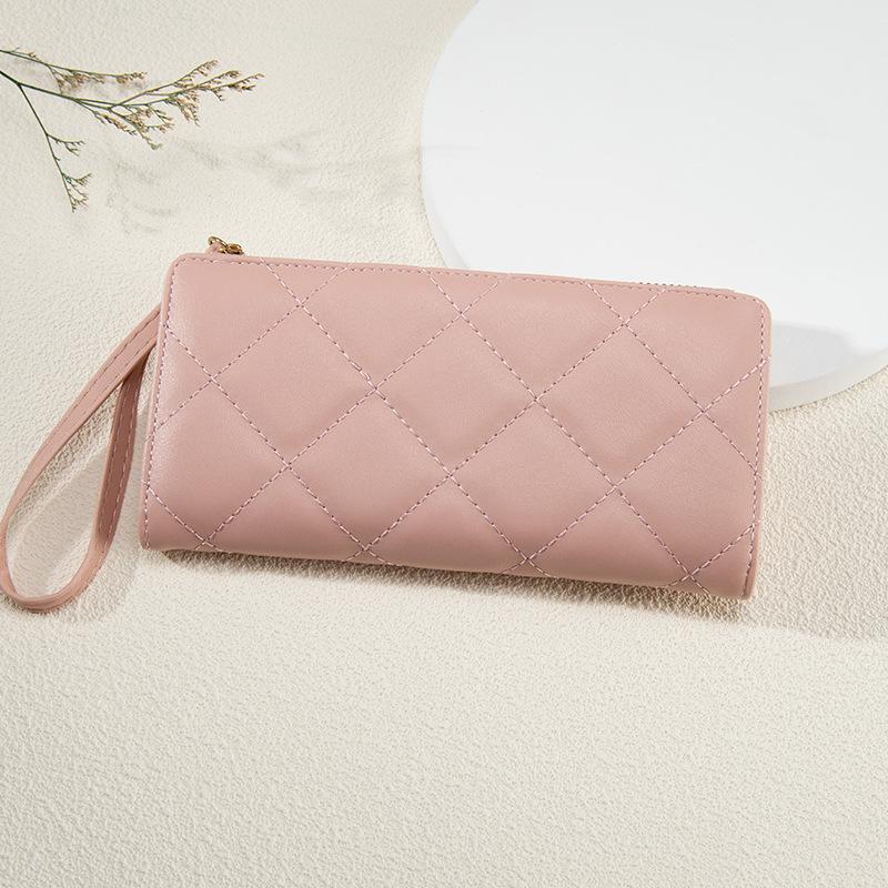 

New women s wallet long small diamond simple multi-card change bag wallet wallet
