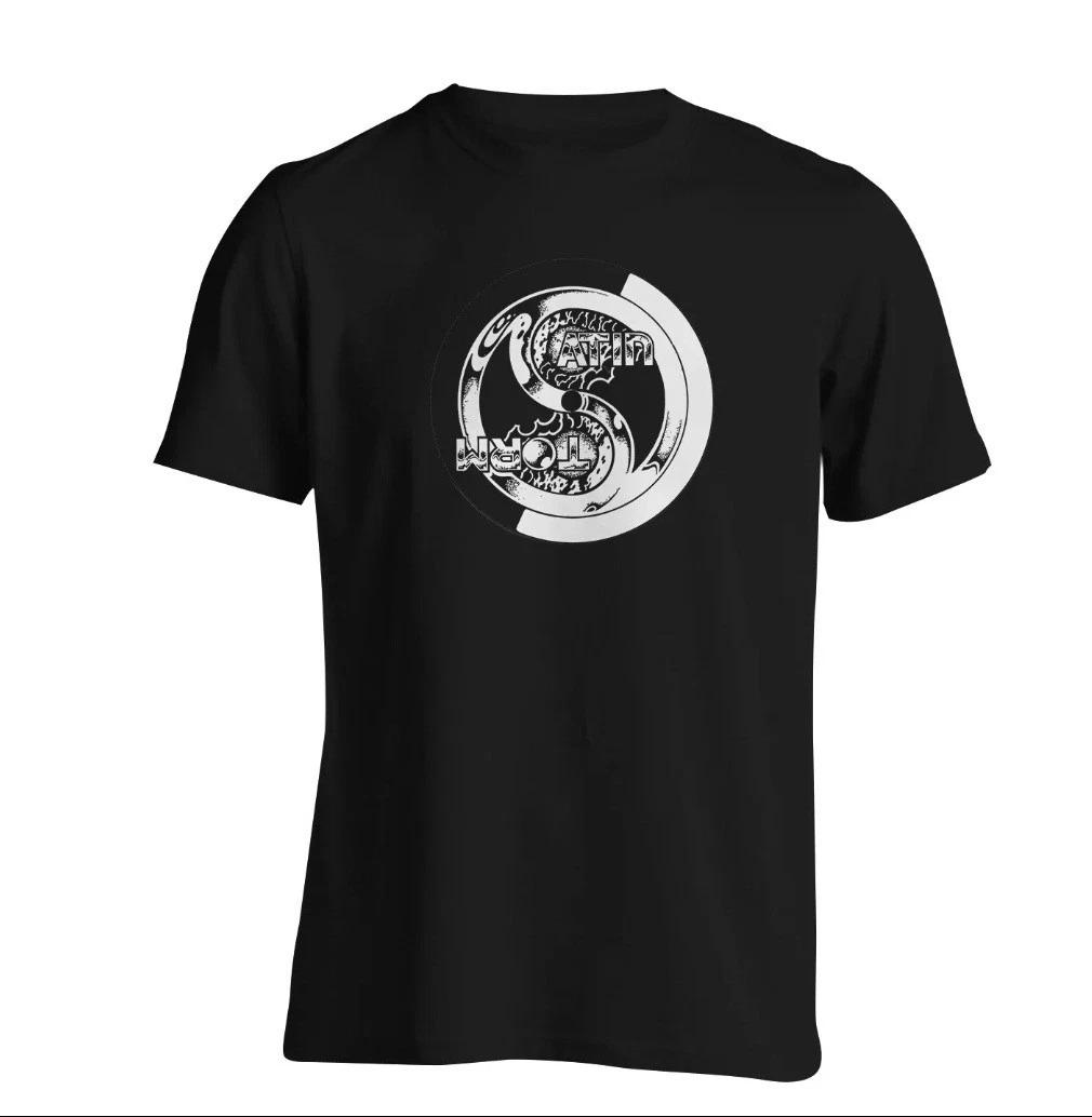 Unisex Adult Casual Graphic Satin Storm Records T Shirt Rave House ... S