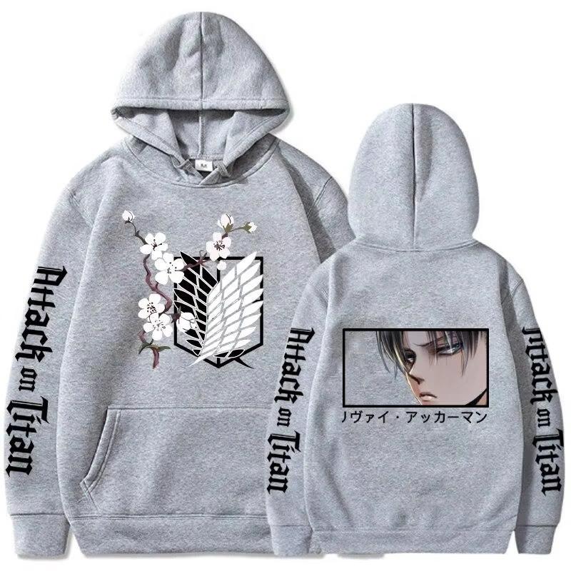 Hot Anime Attack On Titan Levi Ackerman Eyes Hoody Men Women Hoodies Harajuku Manga Streetwear Shingeki No Kyojin Sweatshirt