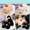 Apple Cat Plush Toy With Pp Cotton Filling For Kids And Gifts