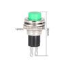5/20/100PCS 10mm DS316 OFF-(ON) Momentary 0.5A 250VAC Panel Mount Push Button Switches DS-316 Black/Green/Yellow/Blue/White/Red