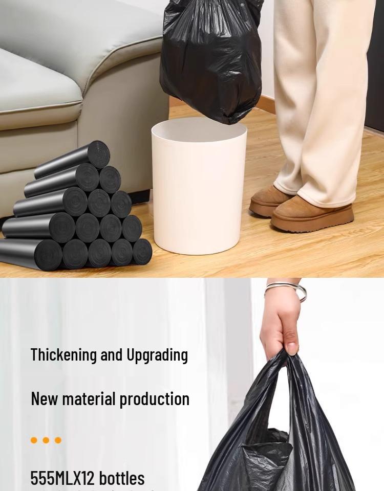 Förtjockade soppåsar i väststil, 10 rullar, 200 stycken