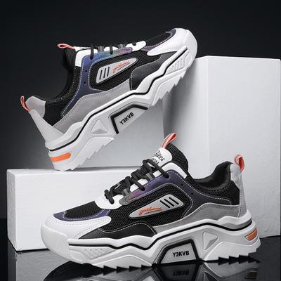 Scarpe sportive casual da uomo traspiranti con suola spessa estive con suola morbida da studente piatte da passeggio scarpe da corsa outdoor sneakers da uomo