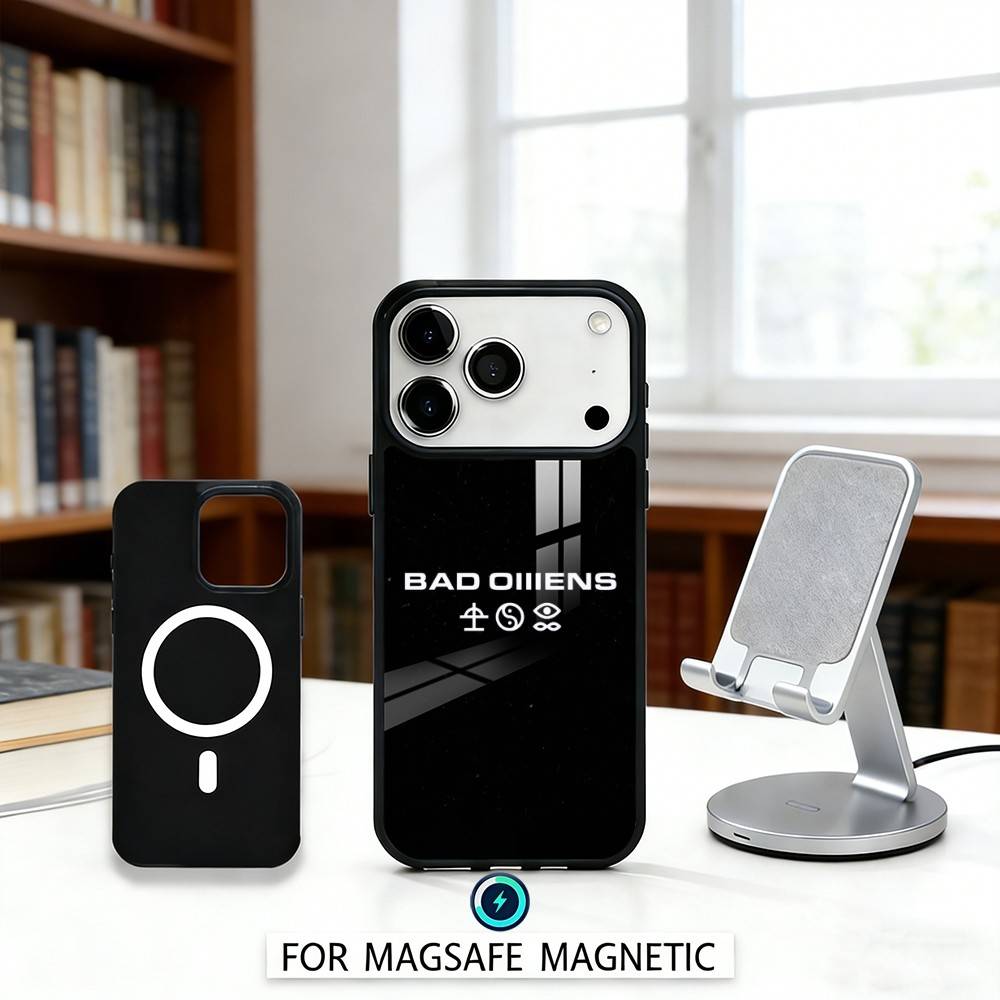 B-Bad O-Omens Band Phone Case For iPhone 17,16,15,14,13,12,Pro,Max For Magsafe Magnetic Wireless Charging
