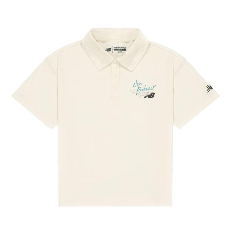 New Balance Casual Sportswear NB SS25 2 Piece Set Light Beige Children Aged 3 7 Years Old 2SF2S053-LBG