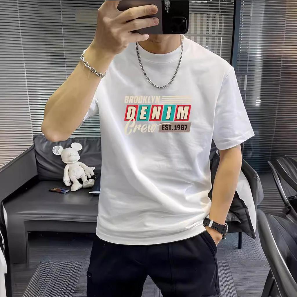 Men's Retro Pure Cotton Short-Sleeve T-Shirt - 100% Cotton