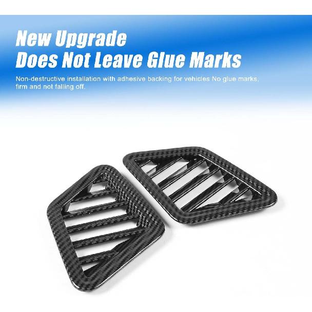 

Dash Air Vent Cover Trim for M-itsubishi Triton & L200 2024 2025 Accessories, ABS Dashboard Sides Air Vent Outlet Frame Decor Protector 2Pcs
