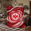 Eintracht Frankfurt Football Print Flannel Blanket Soft Warm Sofa Bed Throw Blanket For Home Office Bedroom