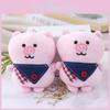 Plush Pig Keychain With Water Drool Bib For Kids And Babies