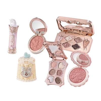 Flowerknows Komplette Make-up Geschenkbox Langanhaltender Lipgloss, Rouge & Schimmer Lidschattenpalette, All-in-One Beauty-Kit Geschenkbox