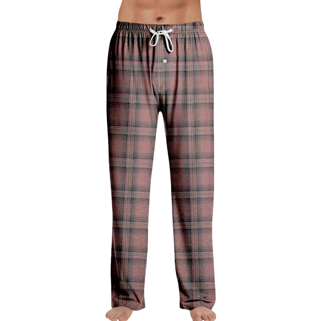 Stripe Pajama Pants Sleepwear Casual Drawstring Elastic Waist Pants Comfy Straight Yoga Loose Trousers