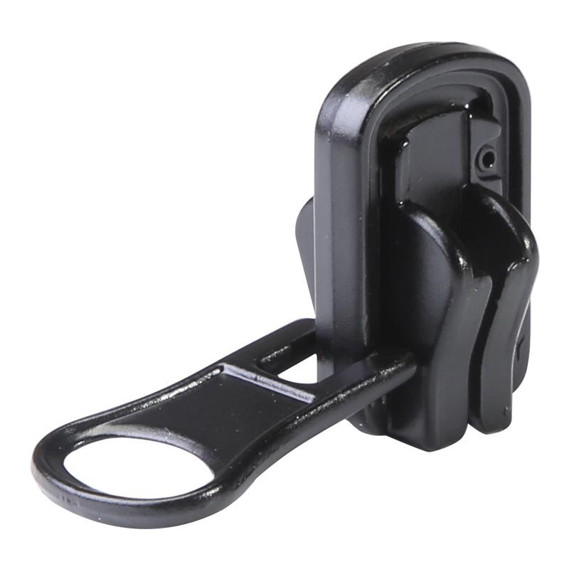 Down Jacket Double-Sided Zipper Head, Clothes Jacket Repair Metal Pull Lock Head Accessories Universal Replacement Resin No. 5 No. 8