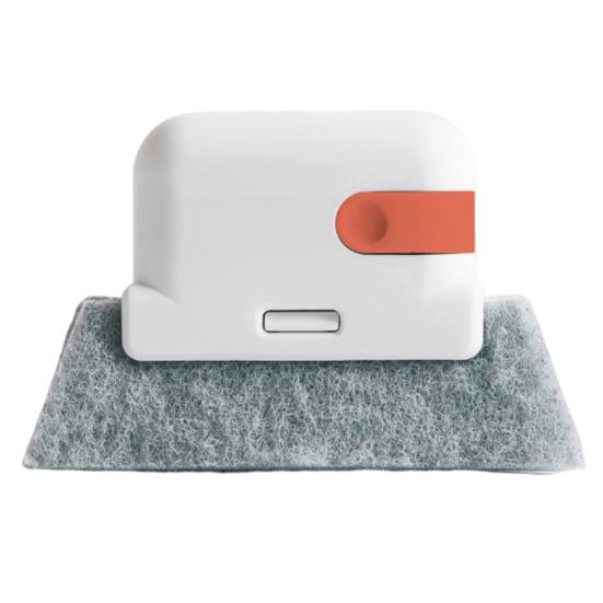 Gap Cleaning Brush Dual-Ended Design Wear-resistant Gap Brush Bathroom Crevice Brush with Brush Scraper Home Cleaning Tool