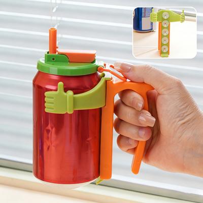 Portabottiglie per Lattine Tazze con 5 Ventose Coperchi Riutilizzabili per Lattine di Bevande Coperchi Impermeabili per Lattine di Bevande per Bar Domestico Uso Esterno