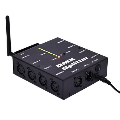 DMX512 Amplificator de semnal de iluminat fără fir Distribuitor Decodor de semnal Ieșire de semnal cu 8 canale poate fi