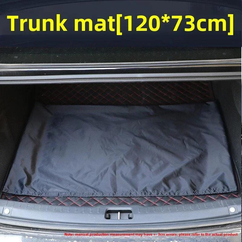 Car Seat Cover for Front Rear Seats Waterproof Antifouling Dust Covers for Steering Wheel Trunk Mat