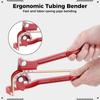 Manual Pipe Tube Bender 3 in 1 Tool for 1/4" 5/16" 3/8" Copper Brass Aluminum Tubing 0-180 Degree Bending Tool
