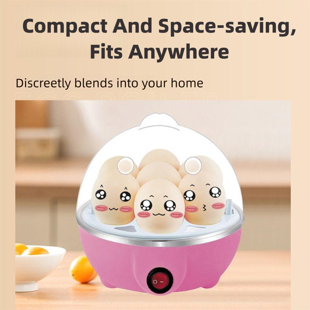 Plug-In Electric Egg Steamer Time-Saving Breakfast Artifact Mini Multi-Functional Steamer  Gift