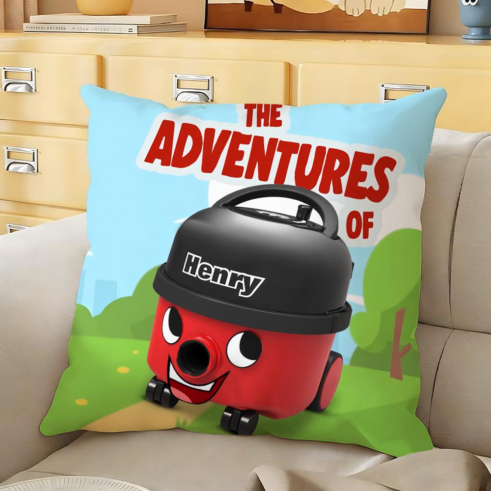 HHenry Hoover Cushion Cover Soft Durable Reversible Pillow Cover Home Car MultiScene Daily Comfort Pillowcase