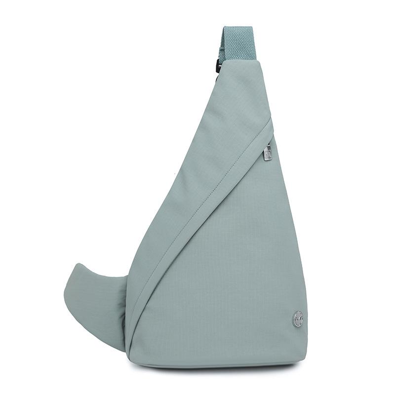 

Crossbody Chest Bag Sports Shoulder Bag Large Capacity Student Class Bag синий