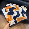 New silk scarf women's fashion versatile high-end small square scarf Korean version neck protection scarf spring and autumn retro scarf binding bag