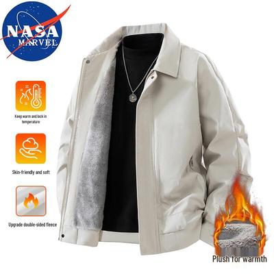 NASA MARVEL Men's Warm Lapel Jacket