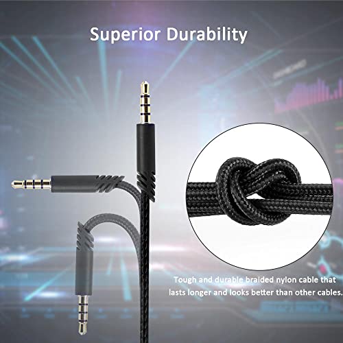 Applicable Logitech Astro A10 A40 Headphone Cable A40 Replacement Audio Headphone Cable 2m Braided Cable