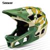 Seeker Mountain Bike Full-Face Helmet Adult Downhill DH Off-Road MTB Helmet Ventilated Visor Brim Bicycle Riding Safety Helmet