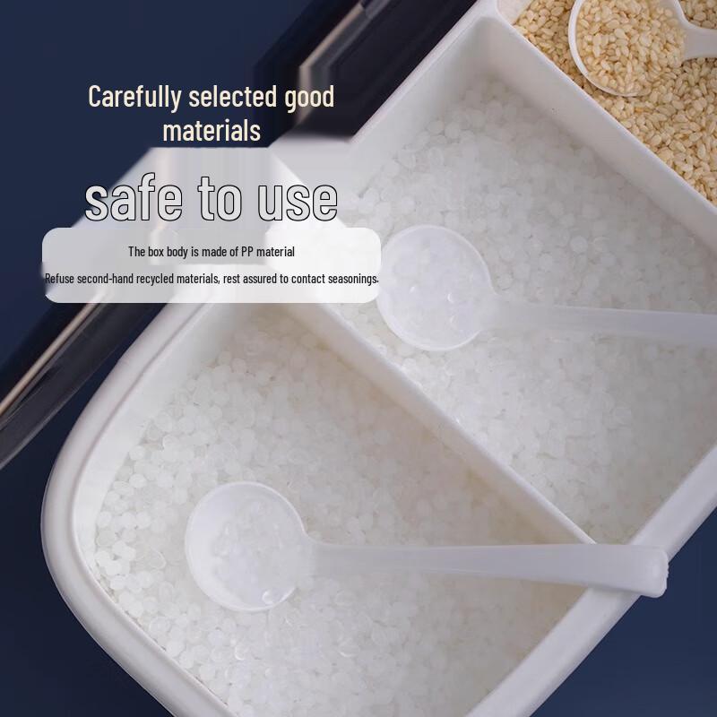 Camellia 3-Compartment Seasoning Container Set