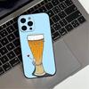Beer Alcohol CHEERS  Phone Case For iPhone 17,16,15,14,13,12,11 Plus,Pro Max,XS,Soft Silicone Black Cover