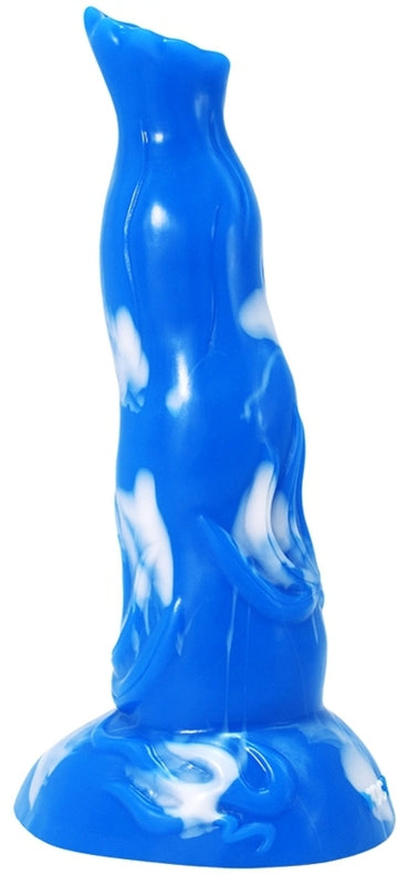 Gode Lupkal 19 x 5.5cm Bleu-Blanc - F*CK MY COLOR - Godes insolites