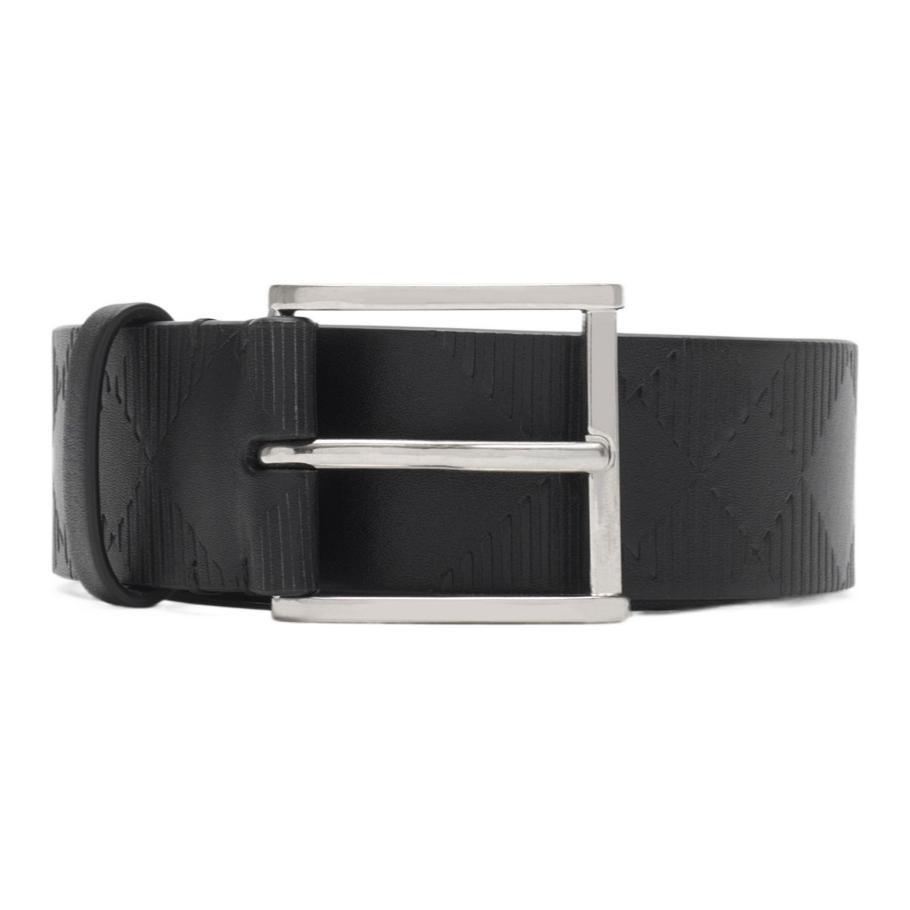 Burberry 25 Check Leather Belt 'Black' Men's 81038021