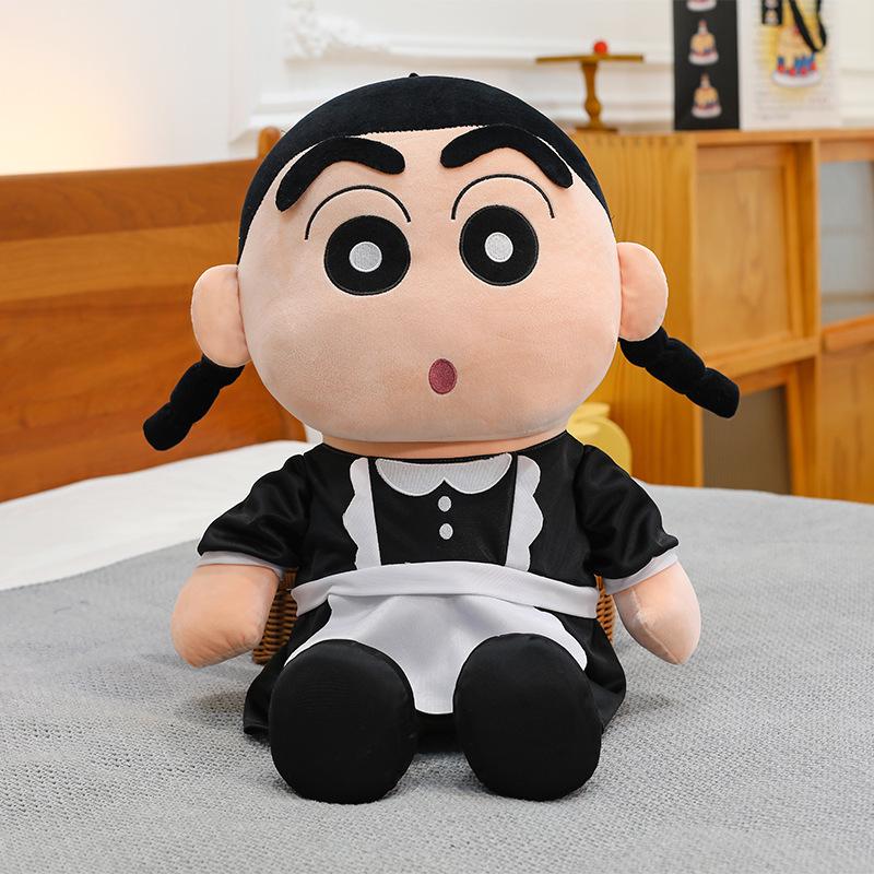 

Crayon Shin-chan Maid Plush Toy: Quirky Sleep Companion & Birthday Gift 30cm 0.2kg