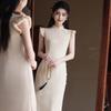 Ärmelloser nationaler Stil, neuer chinesischer Suzhou langer Cheongsam, verbesserter junger 1011 neuer Damen-High-End-Look, tägliches Tragen