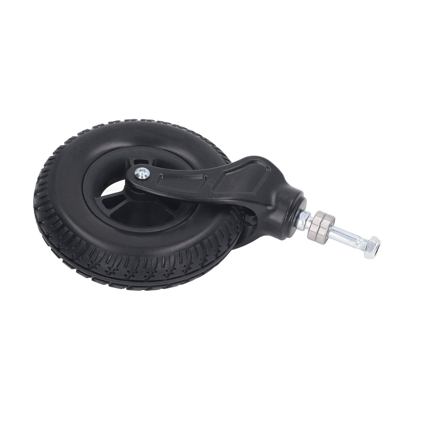 

Переднее колесо для инвалидной коляски 8 дюймов Универсальное полиуретановое ступичное цельное колесо Роллатор Ходунки Запасное колесо