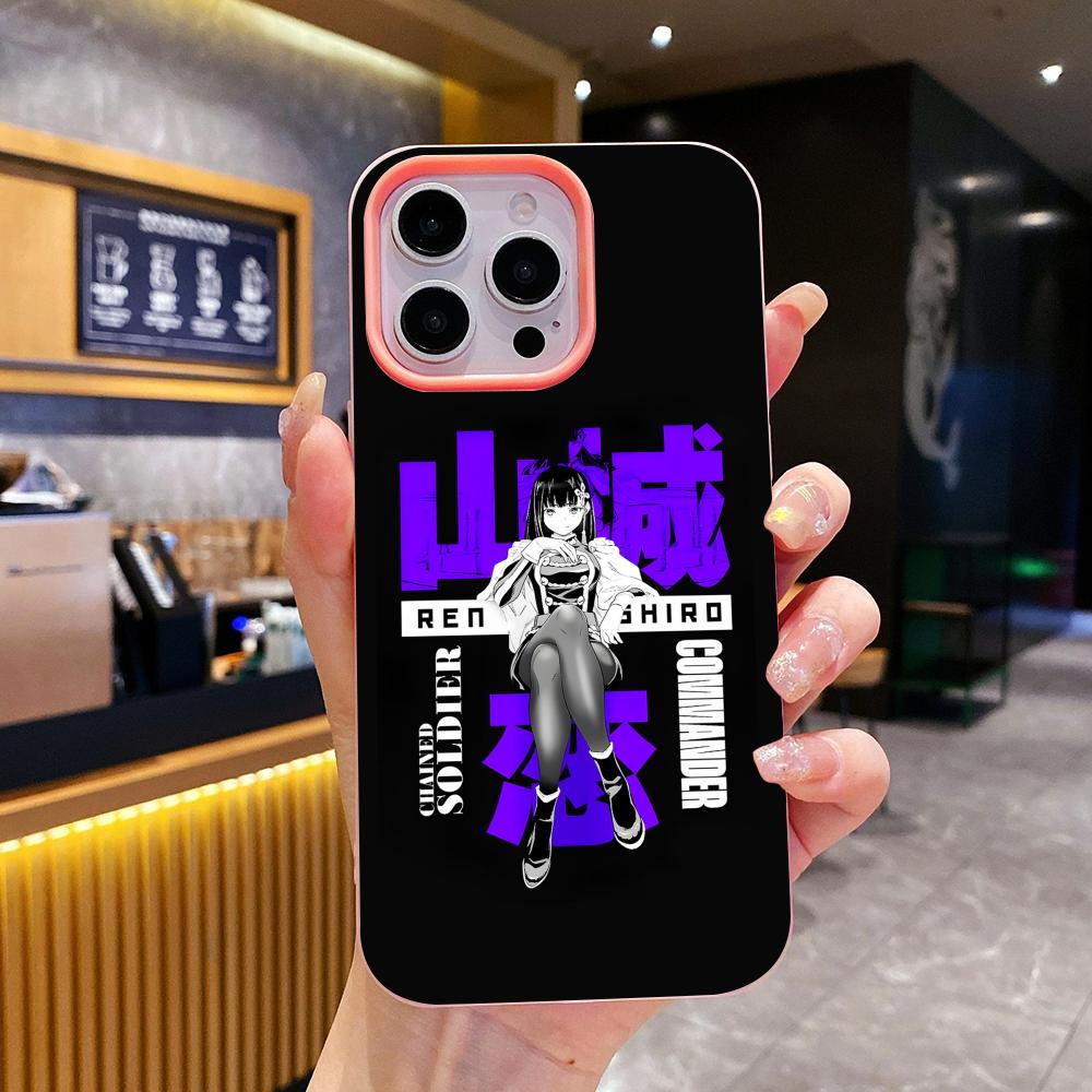 Mato seihei Ren Yamashiro Gelee Doppelschicht Rosa Handyhülle für iPhone 17 16 15 14 13 12 11 Air Pro Max Plus Schutzhülle