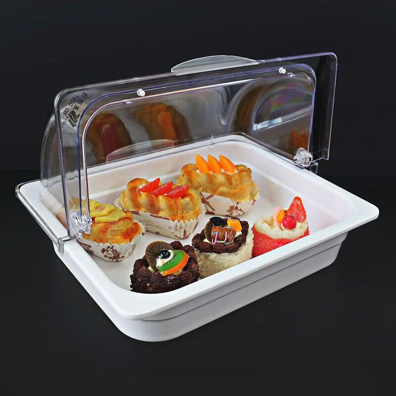 Melamine Buffet Dessert Display Tray with Cover