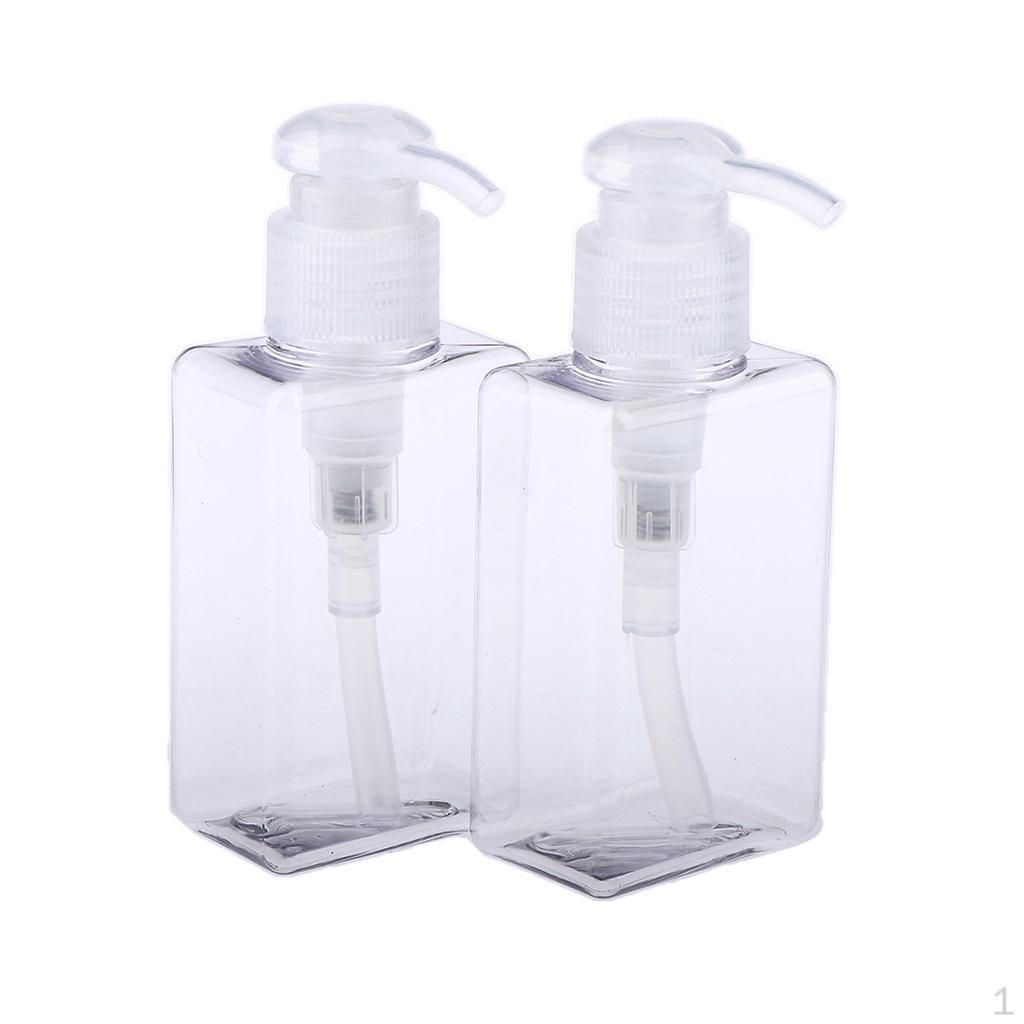 

2 Pack Travel Bottles Bottle Dispenser for Storing Makeup 100ml